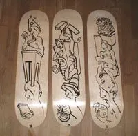 Clown Adam Neate Hand-Drawn deck