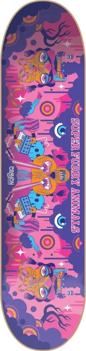 Crayon Super Furry Animals deck deck