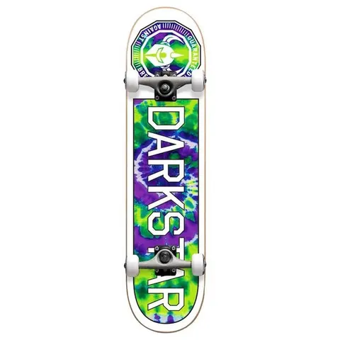 Darkstar Timeworks Green Tie Dye FP Premium deck