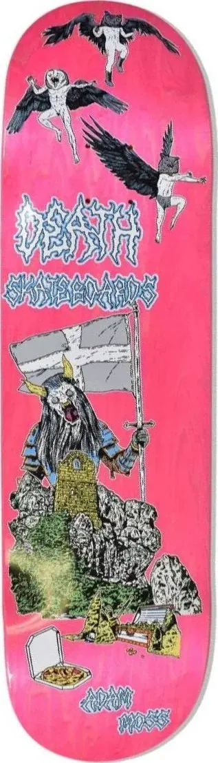 Death Skateboards Adam Moss Roche Rock (Pink Stain) deck