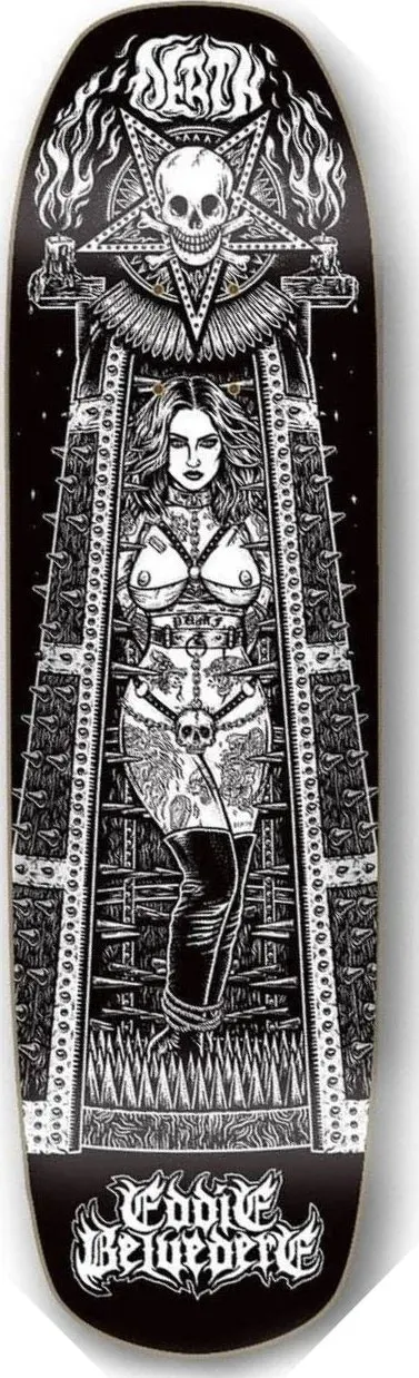 Death Skateboards Belvedere Maiden Pool Shape deck