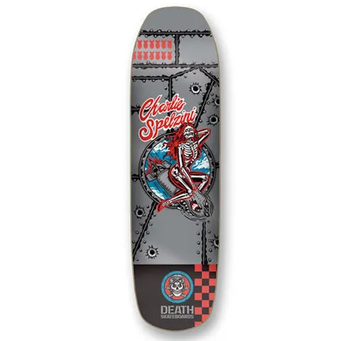 Death Skateboards Charlie Spelzini Death From Above Square Nose Pool Shape deck