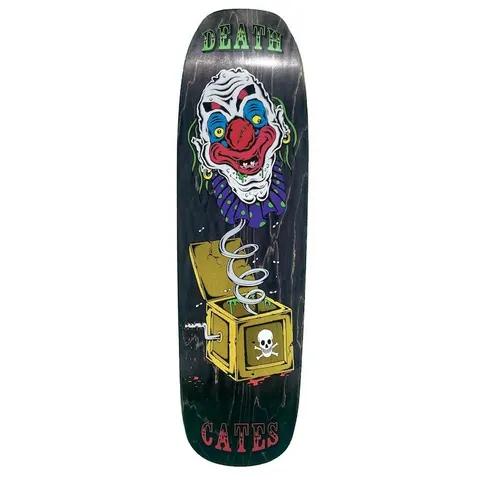 Death Skateboards Dan Cates Jack In The Box Square Nose Pool Shape deck