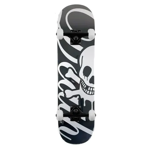 Death Skateboards Death Script Popsicle 2 Square Nose (Black White) deck