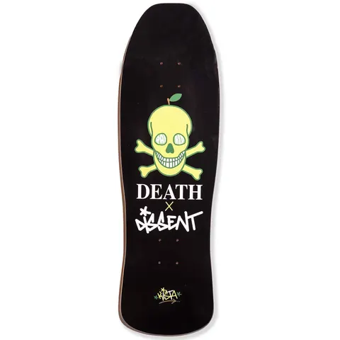 Death Skateboards Dissent x Paired OG Skull Reimagined | Black | Pool deck