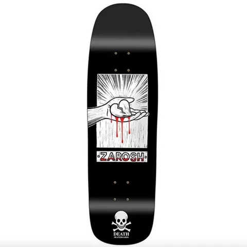 Death Skateboards Heart Zarosh Pool (White/Black) deck