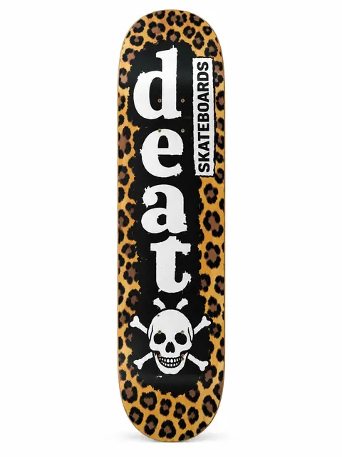 Death Skateboards Leopard Print deck