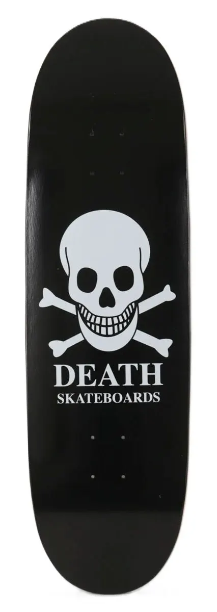 Death Skateboards OG Black Skull Lozange Shaped deck