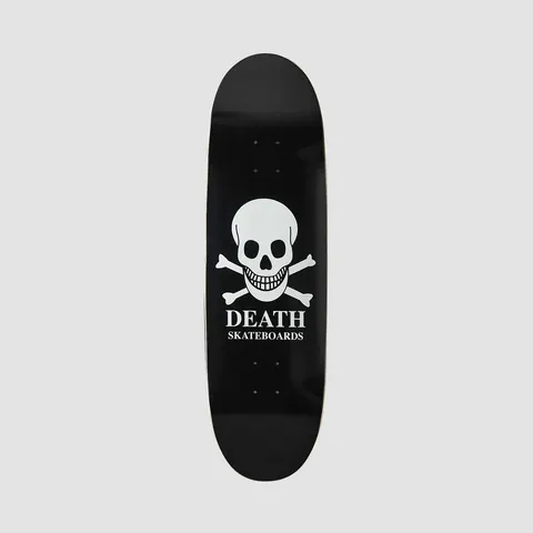 Death Skateboards OG Skull 90's Lozenge Shape (Black/White) deck