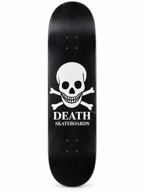 Death Skateboards Skull Logo (Black) deck