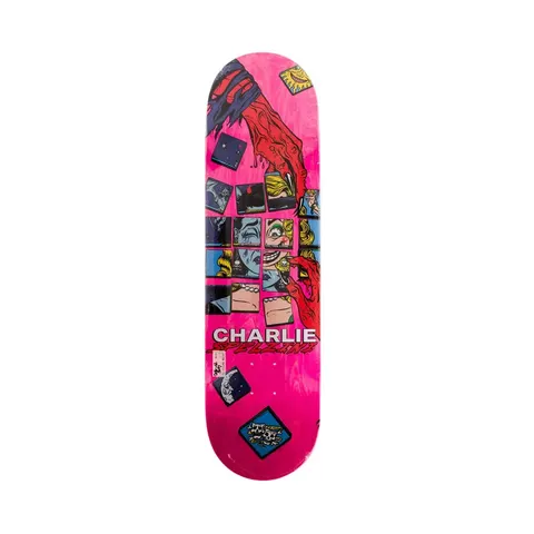Death Skateboards Spelzini Interchangeable (Pink Stain) deck