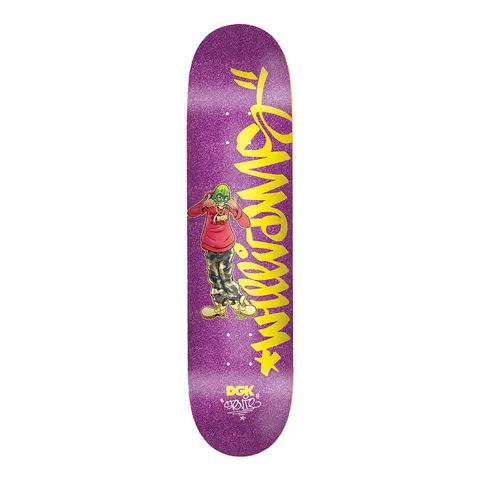 DGK Cheesin' Williams Purple Glitter deck