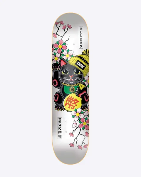 DGK Lucky Cat White deck