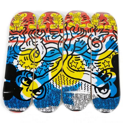 Diamond Supply Co Disney X Haring Hands deck