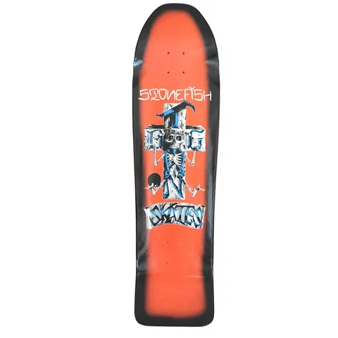 Dogtown Stonefish Longboard Burnt (Orange / Black Fade) deck