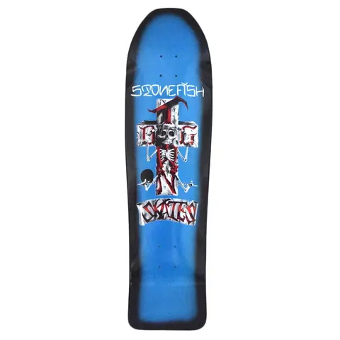 Dogtown Stonefish Longboard (Orange / Black Fade) deck