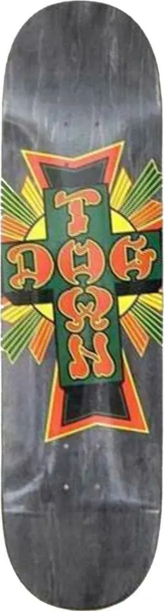 Dogtown Street Cross Logo (Black Stain) deck
