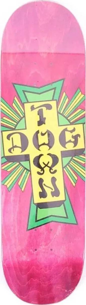 Dogtown Street Cross Logo (Pink Stain) deck
