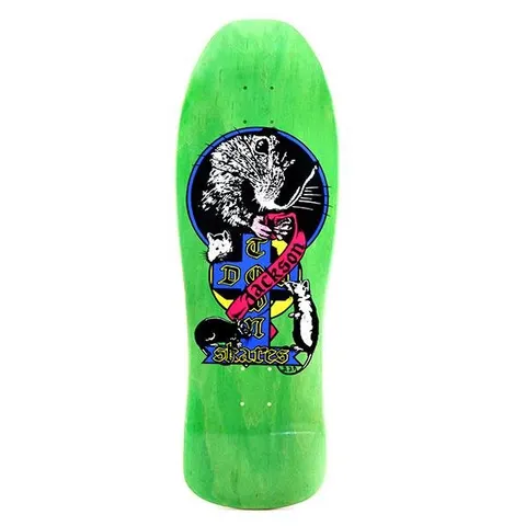 Dogtown Tim Jackson 1980 Venice Rat Lime Stain deck