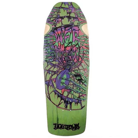 Dogtown Web (Green Stain) deck