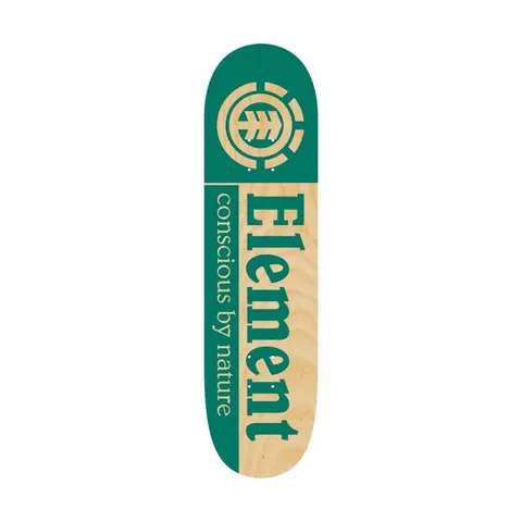 Element Team Section CBN Natural Wood Teal Green deck