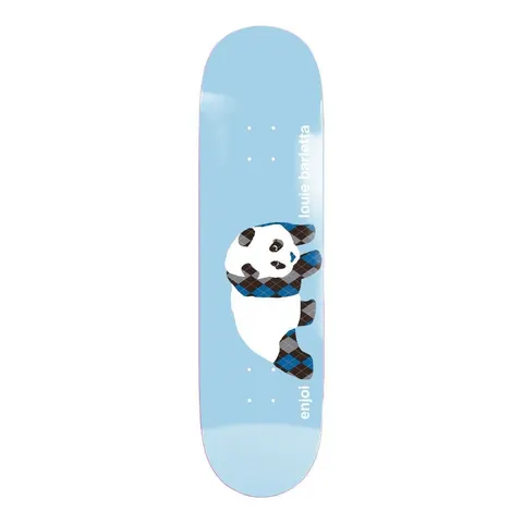 Enjoi Louie Barletta Argyle Panda R7 Lt (Blue) deck