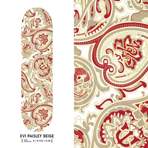 Evisen Paisley Beige deck