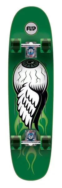 Flip Eyeball Cruzer Green Cruzer deck