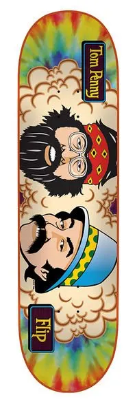 Flip Penny Cheech and Chong (Tie Dye) deck
