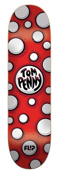 Flip Penny Pop Dots Red deck