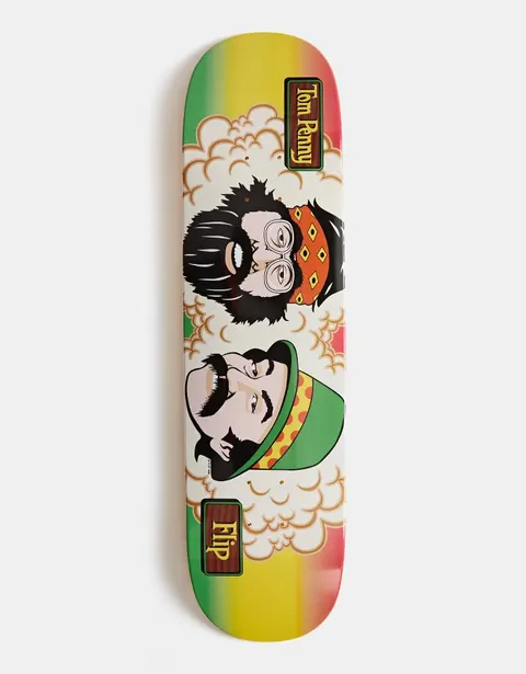 Flip Penny Tom's Friends Rasta Stripe deck