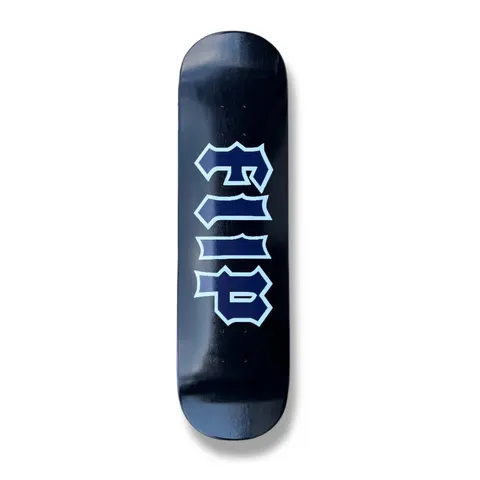 Flip Team Canceled Logo Black/Dk Blue Full Shape deck