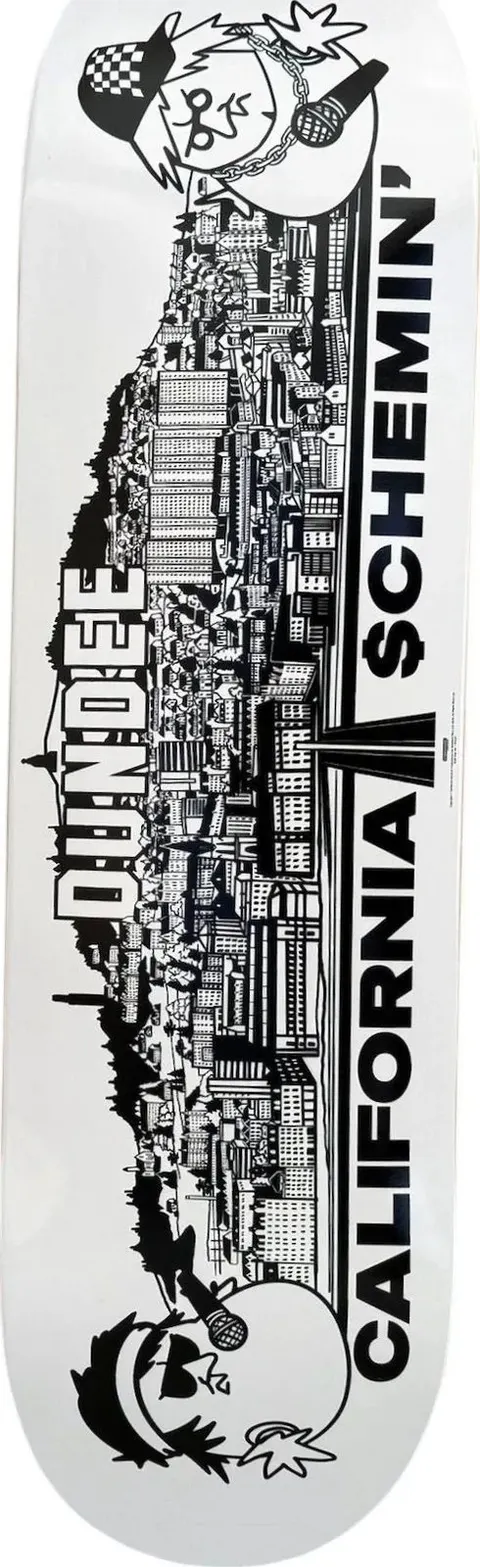 Focus Auld Hag x California Schemin' Dundee Goes To Hollywood - Various Sizes deck