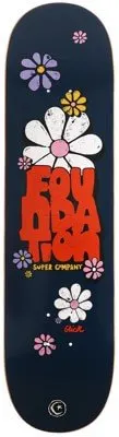 Foundation Glick Flowers - navy deck