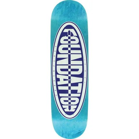Foundation Oval Blue / Navy Screened deck