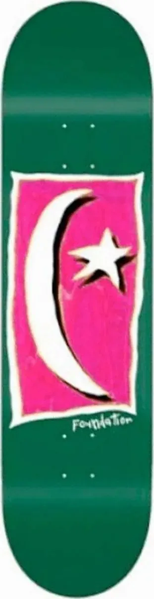 Foundation Star & Moon V2 (Green - Pink Stain) deck