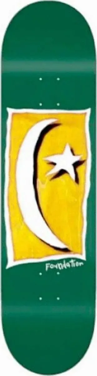 Foundation Star & Moon V2 (Green - Yellow Stain) deck