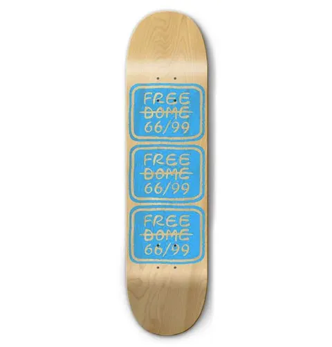 Free Dome Stacked Logo PP (Natural/Blue) deck