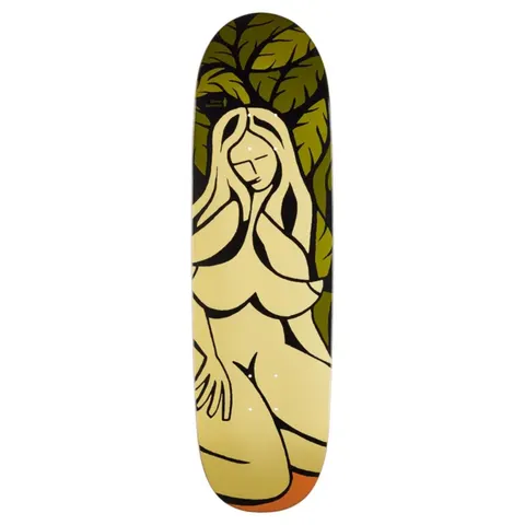 Girl Bannerot Dryad Contemplation Love Seat deck