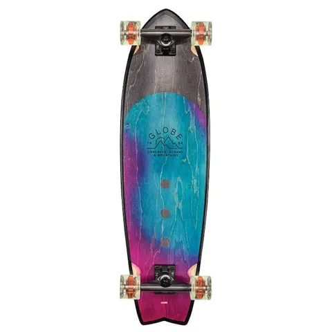 Globe Chromantic Washed Aqua Cruiser deck