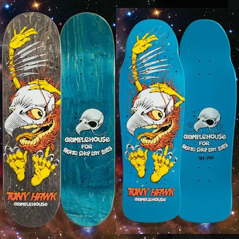Grimple Stix GrimpleHawk Skate Shop Day deck