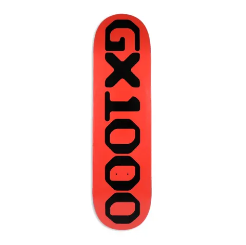 GX1000 GX100 Logo (Red/Black) deck