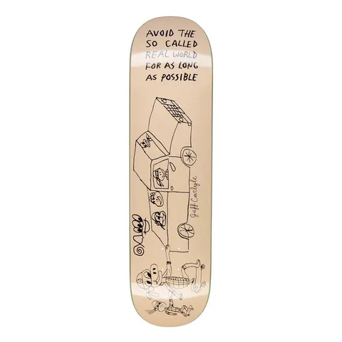 GX1000 Jeff Carlyle Avoid The So Called Real World (Peach) deck