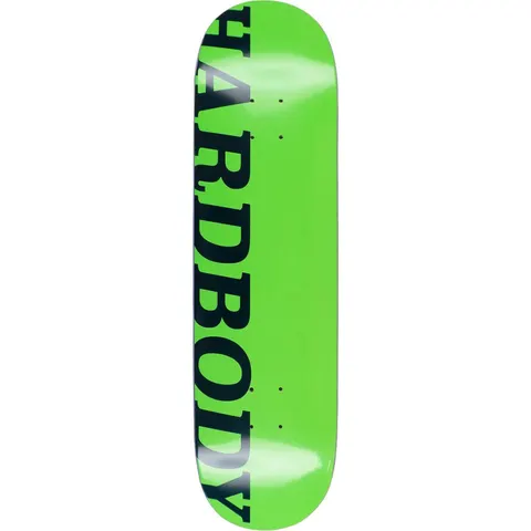 Hardbody Classic Logo Navy (Neon) deck