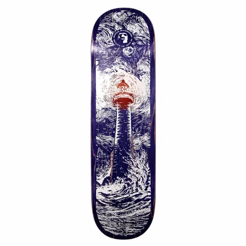 Heathen Lighthouse Blue White Squarehead deck