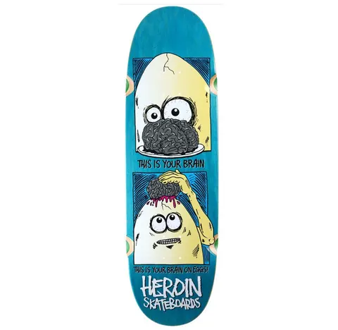 Heroin Brain On Eggs (Blue Stain) deck