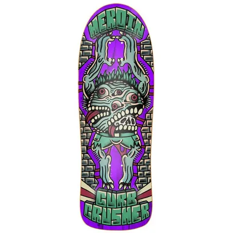 Heroin Curb Crusher XL x Crawe deck