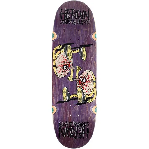 Heroin Curb Killer 3 Symmetrical Razor Edge Shape - (Egg Shape) deck
