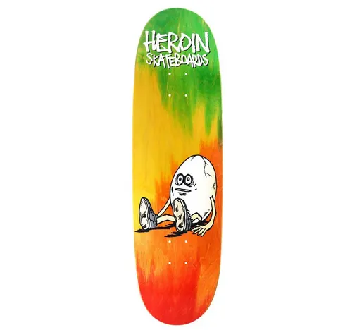 Heroin Rainbow Egg - (Rainbow Woodstain) deck