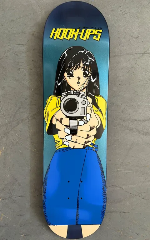 Hook-Ups Barrel of a Gun (Blue) deck